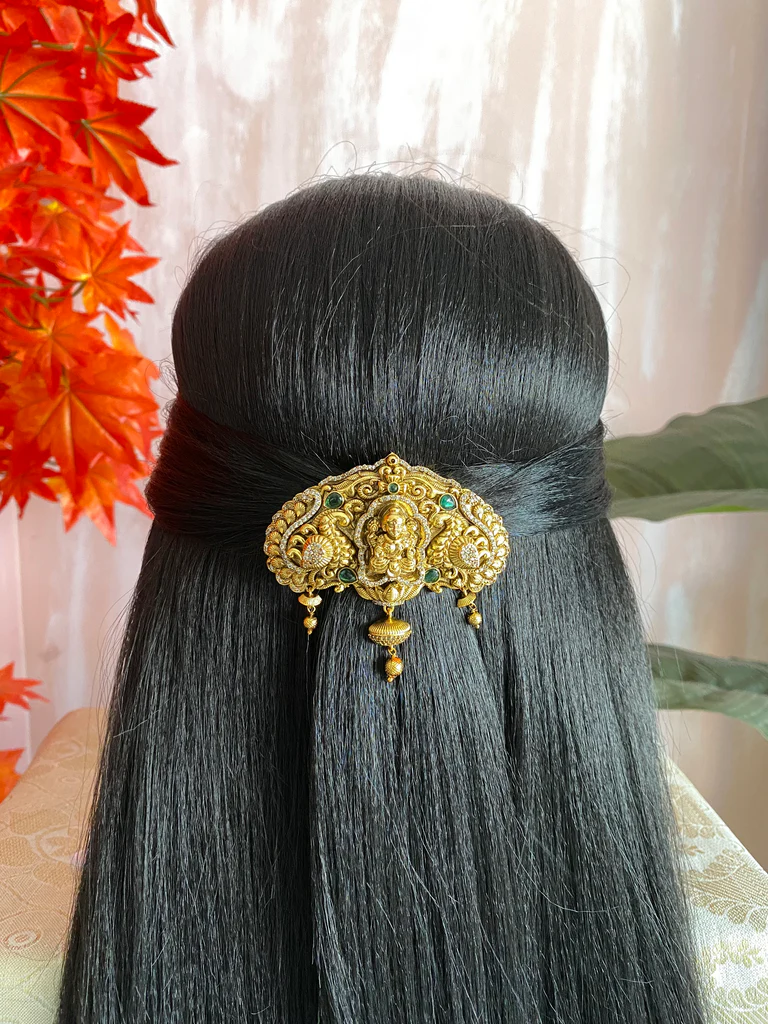 Antique Kemp Lakshmi Hair Clip